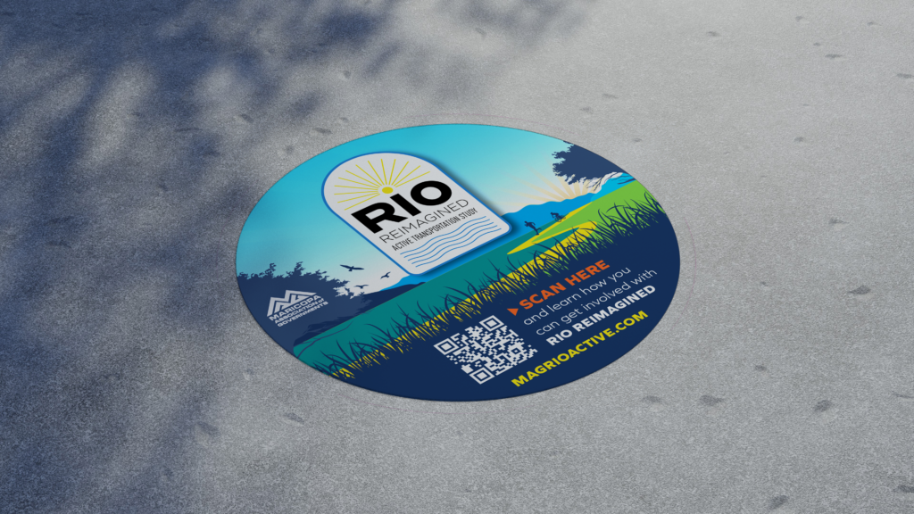 Rendering of floor decal for project study.